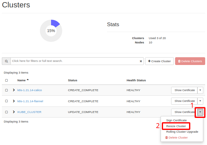NNumbers Cloud console, External access with Ingress: even if Auto Scaling was selected