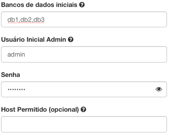 NNumbers Cloud console, Databases: Allowed CIDRs: lets you list the CIDRs allowed to