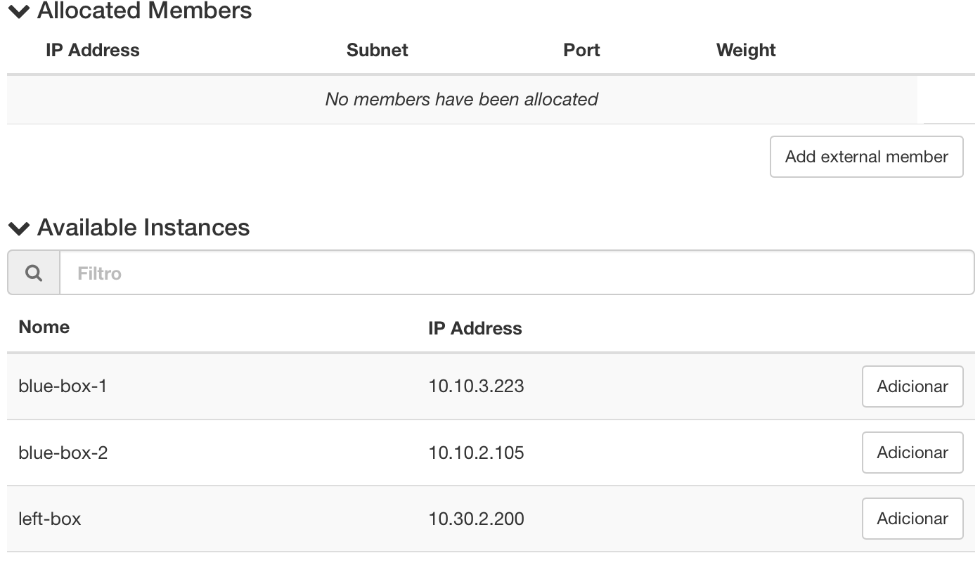 NNumbers Cloud console, Load balancers: on this screen, the load balancer creation wizard lets you