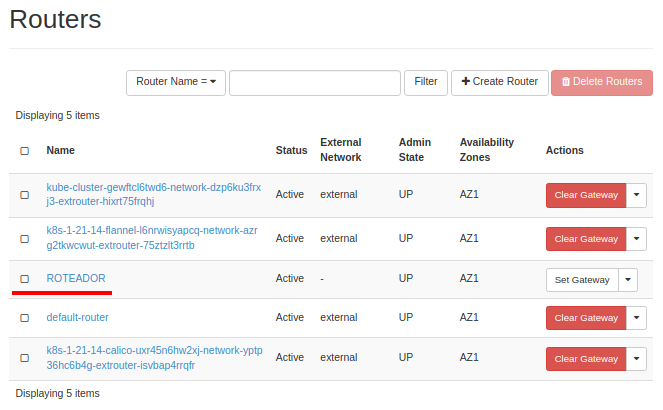 NNumbers Cloud console, Routers: on the next page, find the router in the list and click