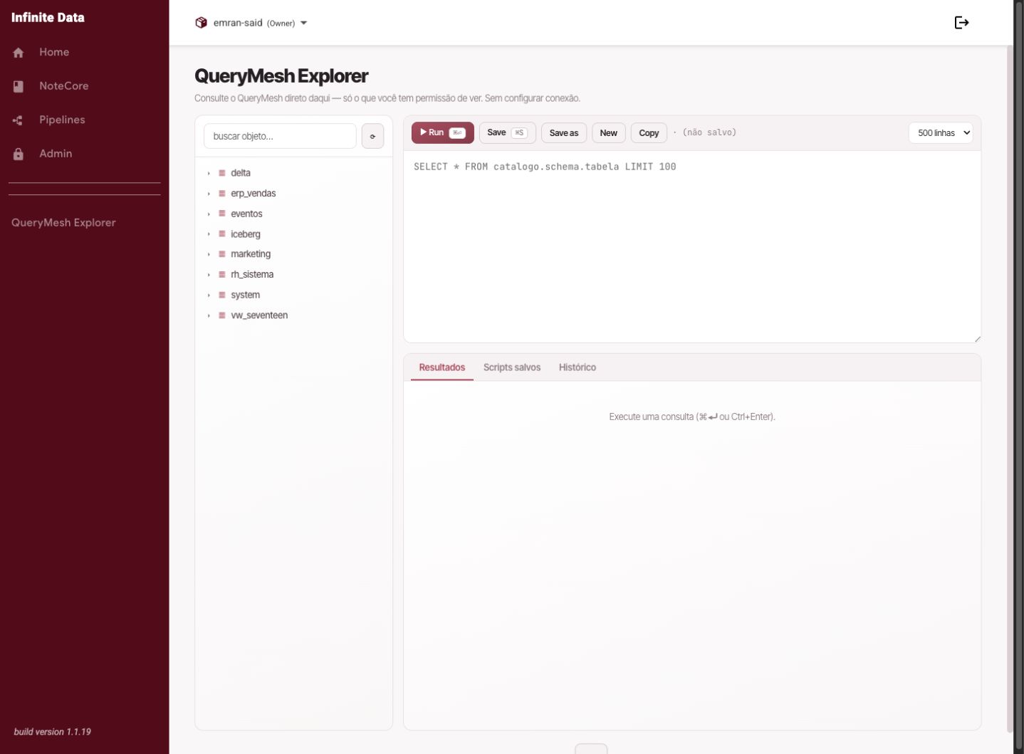Using QueryMesh Explorer